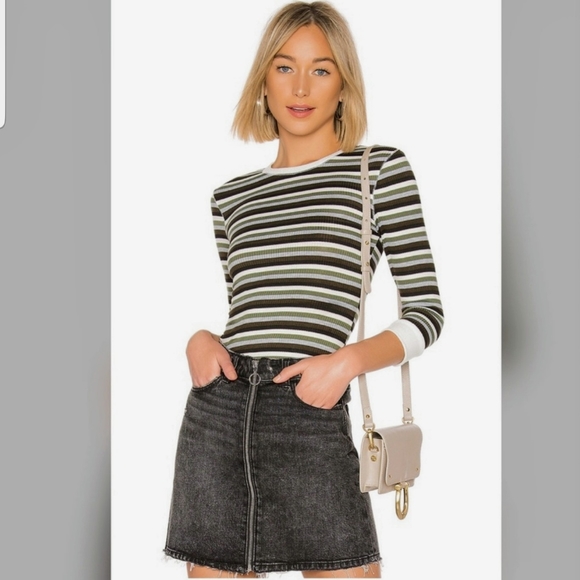 Free People "Good On You Army" 3/4 Sleeve … - Picture 2 of 7